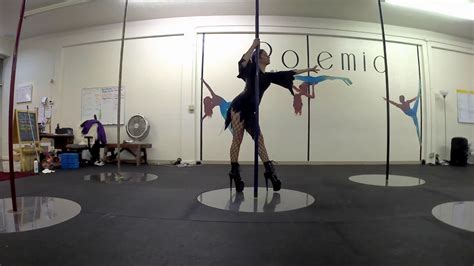 Embracing the Shadows: The Halloween Witch's Pole Dance Journey